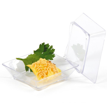 Plastic Dish Disposable Saucer Square Dish Tableware